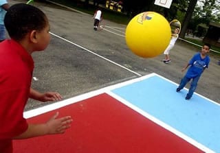 school playground promotes harmony