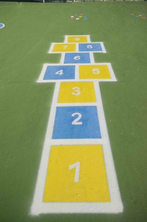 hopscotch game marking