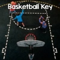 Basketball Key Stencil