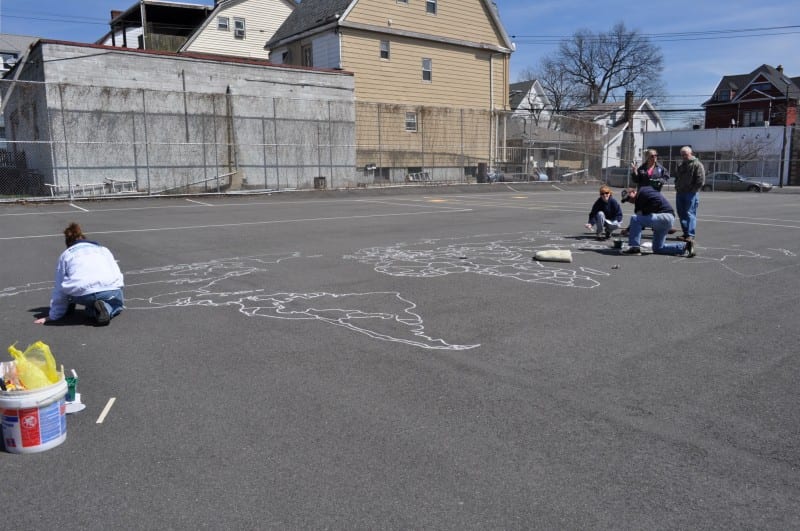 Chalking World Map