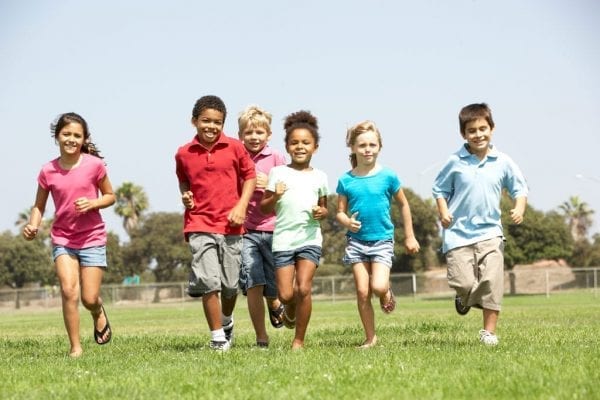 kids physically active