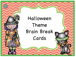 Halloween Brain Breaks