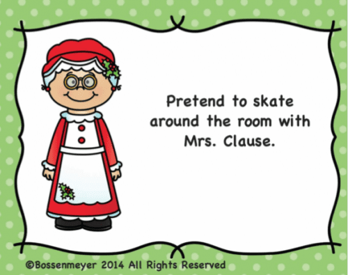 Christmas Brain Break Card 2