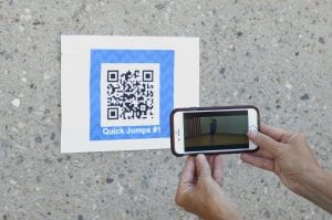 QR code Fitness Fun Trail