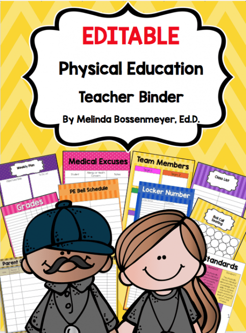 PE Teacher Binder